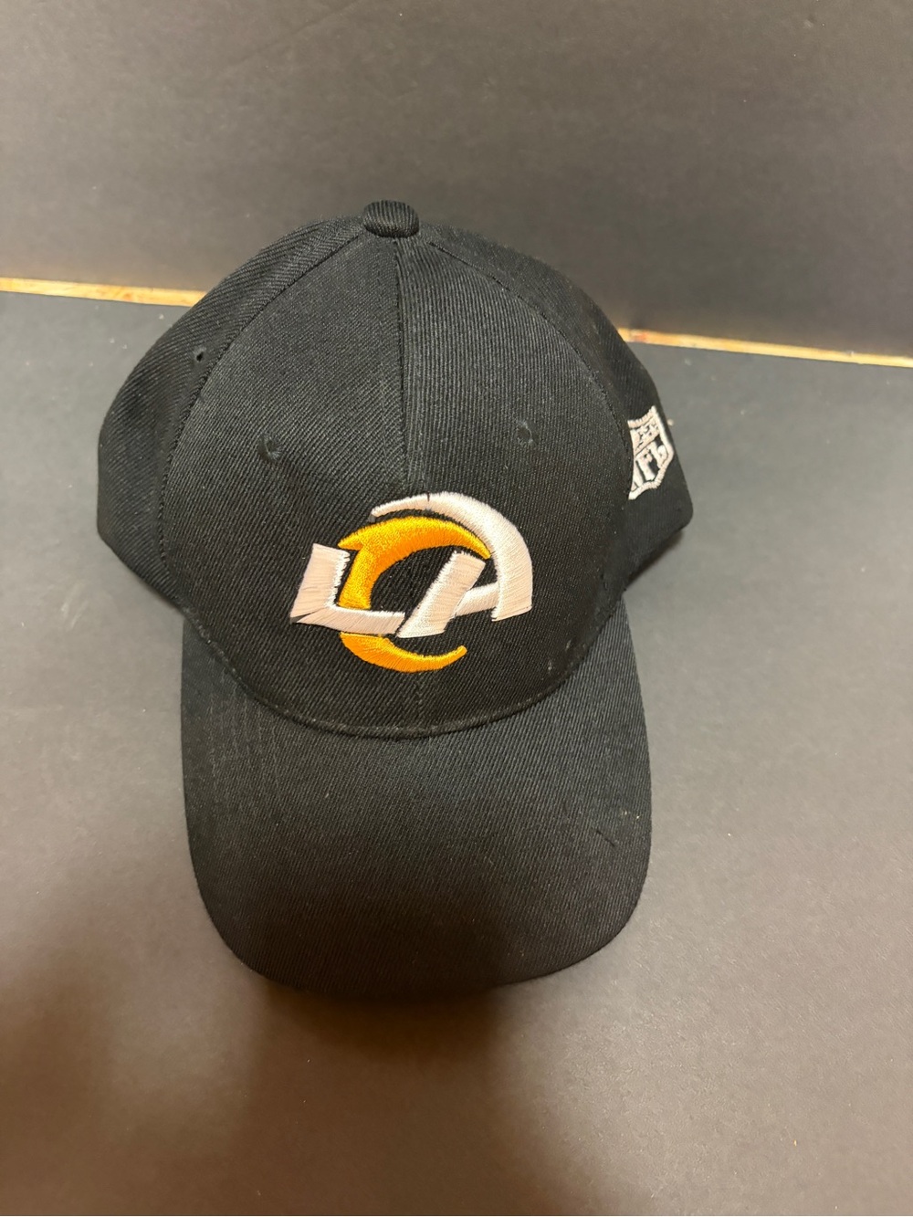 NFL Black Cap with Yellow and White Team Logo
